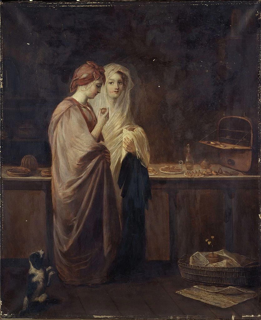 Due dame eleganti in una pasticceria - Museo Carnavalet, Parigi